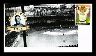 Dr Jim Stamps Us Legends Of Baseball Christy Mathewson Fdc Cover Scott 3408c