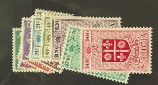 St.  Lucia 135 - 148 Never Hinged Set Yd 258