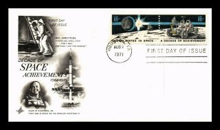 Dr Jim Stamps Us Decade Space Achievements First Day Cover Combo Art Craft