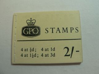 Gb Stitched Stamp Booklet N4 2/ - April 1961 -