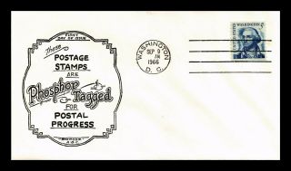 Dr Jim Stamps Us 5c George Washington Phosphor Tagged Boerger Abc Cover
