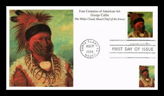 Dr Jim Stamps Us George Catlin Four Centuries American Art First Day Cover