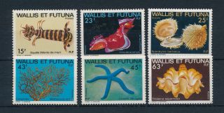 [52012] Wallis Et Futuna 1979 Marine Life Sea Star Coral Mnh Light Toned
