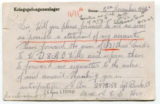 Germany 1942 Stalag / British Soldier POW Camp Censor Postcard to SCOTLAND 25 2