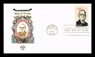 Us Cover Harry S Truman Presidential Series Fdc House Of Farnum Cachet