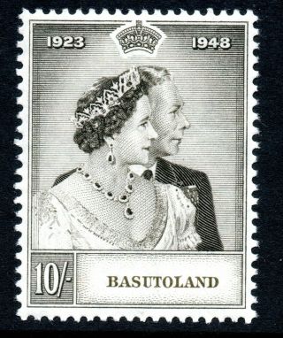 Basutoland 1948 Silver Wedding 10/ - Sg 37 Unmounted (cat.  £50)