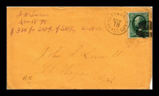 Dr Jim Stamps Us Petosy And Grand Rapids Rpo Railroad Post Office Cover