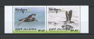 U259 2018 Cook Islands Flying Birds Birdpex 8 Shearwater 1set Mnh