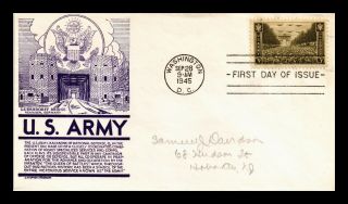 Dr Jim Stamps Us Army Cs Anderson First Day Cover Washington Dc Scott 934