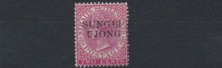 Sungei Ujong 1890 S G 45 2c Bright Rose Mh