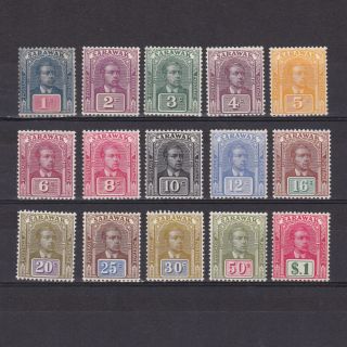 Sarawak Malaysia 1922,  Sg 63 - 71,  Cv £39,  Mh/used