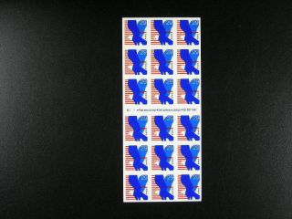 Us Scott 2598a Fold It Booklet Pane Of 18 Eagle 29c Stamps Never Folded S453