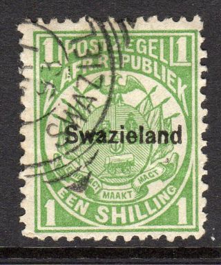 Swaziland 1889 - 90 1s Green Sg3