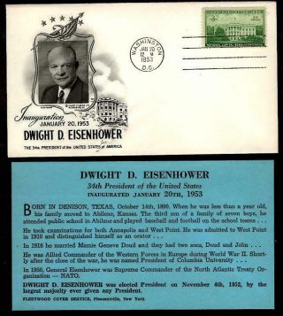 President Dwight D.  Eisenhower January 20 1953 Inauguration Day,  Fleetwood
