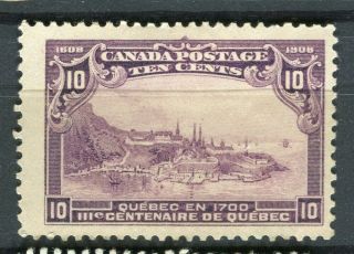 Canada; 1908 Early Quebec Issue Fine 10c.  Value