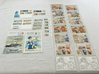 1994 Iom Philatelic Bureau Lot Covers Stamps Postman Pat Phq Cards Fdc200