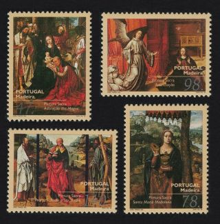 Madeira Religious Paintings By Flemish Artists 4v Mnh Sg 307 - 310