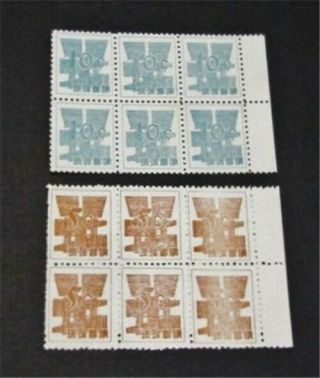 Nystamps Japan Ryukyu Islands Stamp 49.  50 Ngai H $60 Block Of 6