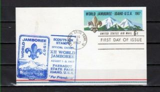 United States,  1967 Issue.  Idaho Scout Jamboree Postal Card.
