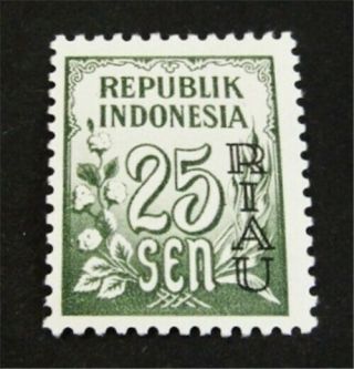 Nystamps Indonesia Riau Stamp 6 Og H $150