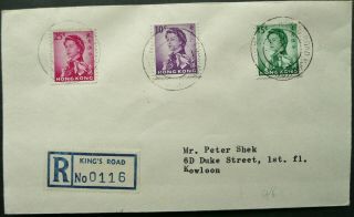 Hong Kong 26 Sep 1964 Registered Cover From King 