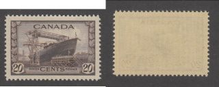Mnh Canada 20 Cent Corvette Stamp 260 (lot 15861)