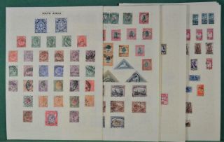 South Africa Stamps Selection On 12 Pages H/m And (t81)