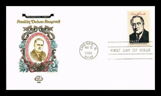 Dr Jim Stamps Us Franklin D Roosevelt President House Of Farnum Fdc Cover