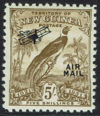 Guinea 1931 Dated Bird Airmail 5/ -