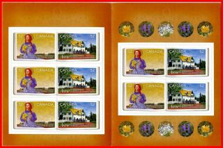 Canada Stamp Full Booklet (bk380) 2278b (2277 - 8) - Anne Of Green Gables