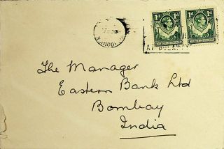 Northern Rhodesia 1952 G Vi 1d Pair On Scarce Grindlay 