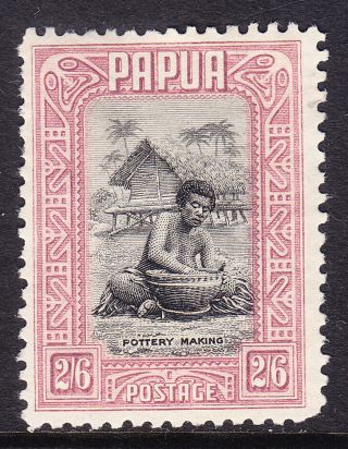 1932 - 2/6 Papua - Pottery Making - Fine (no Gum) Sg £25.