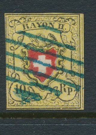 D267176 Switzerland Vfu 1850 Rayon Ii 10 R.