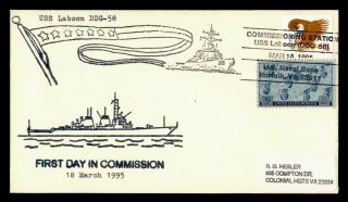 Dr Who 1995 Uss Laboon Navy Ship First Day In Commission C123876