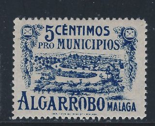 Spain Algarrobo Galvez 19a Sofima 1 Mnh Spanish Civil War