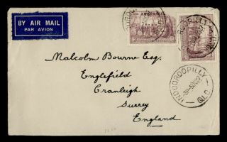 Dr Who 1950 Australia Indooroopilly Airmail To England E71991