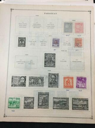 Check Me Out 35,  Pages Of Old Paraguay Postage Stamps 783