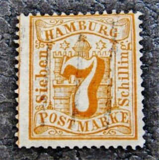 Nystamps German States Hamburg Stamp 19 $125 Signed