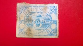 1945 German Ww2 Stamp Feldpost/u - Boat Stamp - Third Reich Stamp Interest
