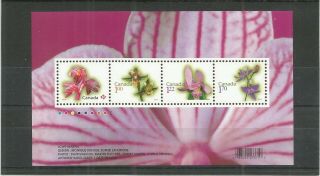 Canada 2010 Flowers 4th Series Minisheet Sg,  Ms2652 Um/m Nh Lot 2888b
