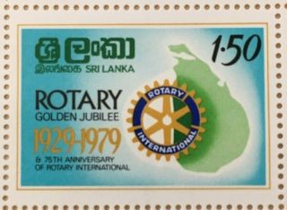 Special Lot Sri Lanka 1979 570 - Rotary Intl.  75th - 62 Stamps - Mnh