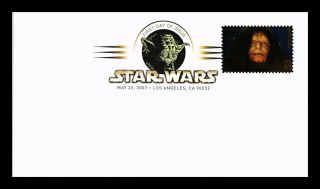 Dr Jim Stamps Us Emperor Palpatine Star Wars Fdc Cover Pictorial Cancel