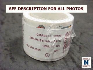 Noblespirit Us $35 Fv Postcard Rate Unexploded Coil Roll Of 100