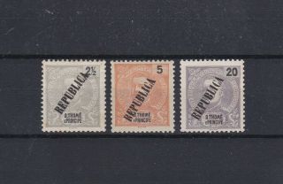 Portugal - St.  Thomas & Prince Small Local Republica Lot Mng 1