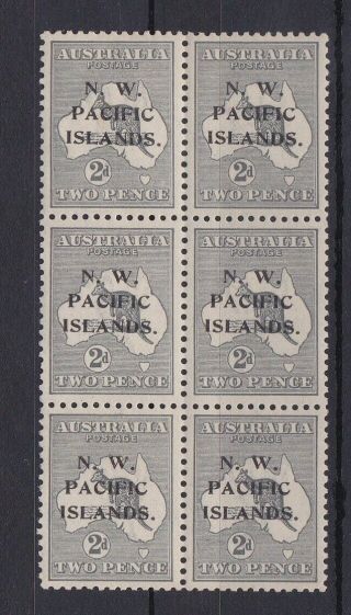 Png566) Guinea 1918 - 22 Nwpi Overprints Kangaroos 2d Grey Sg 106