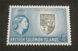 Nystamps British Solomon Islands Stamp 105 Og Nh $46