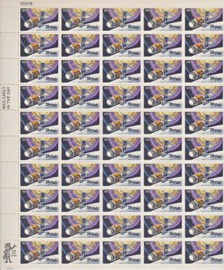 Skylab / Nasa 1974,  10 Cent Stamp Full Sheet Of 50