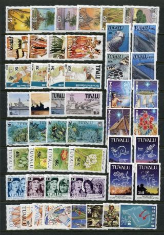 Tuvalu Mnh Stamp Sets Etc Early 1990 