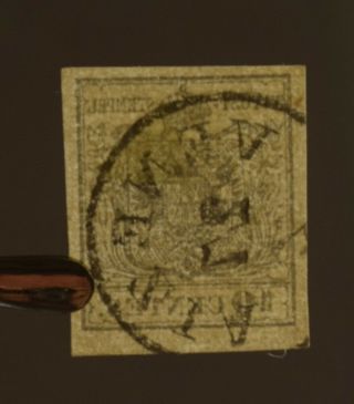 Postage Stamp of Austria,  Lombardy - Venetia: 10 c. ,  Ty.  II,  1850 (Scott 3a) 4