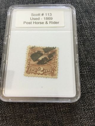 Scott 113 Post Horse & Rider Stamps,  Set Of 10 3